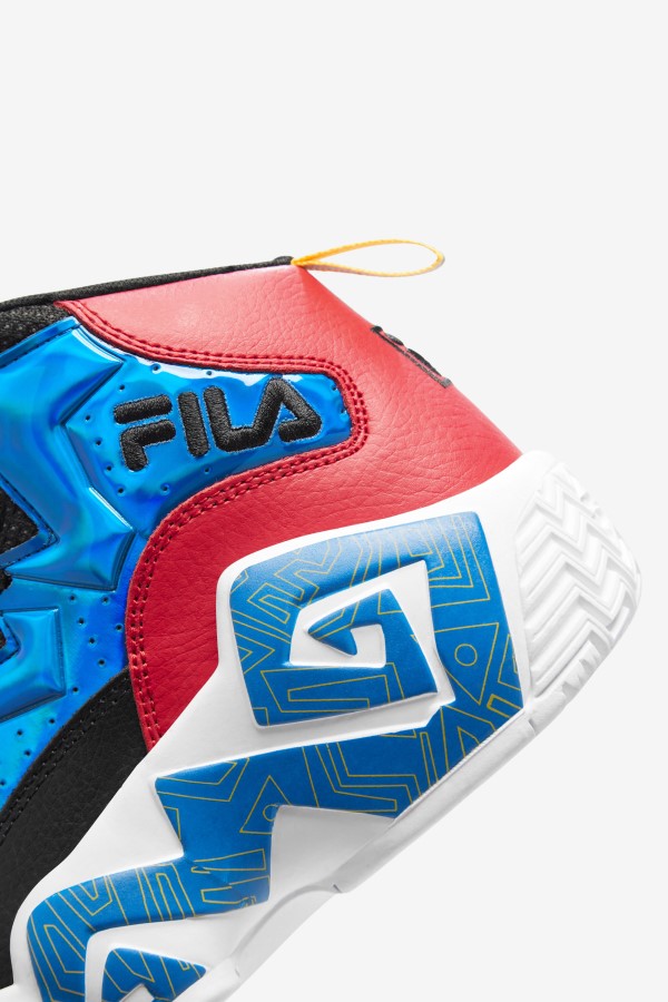 Black/Red/Gold Fila Big Kids\' Mb Night Walk