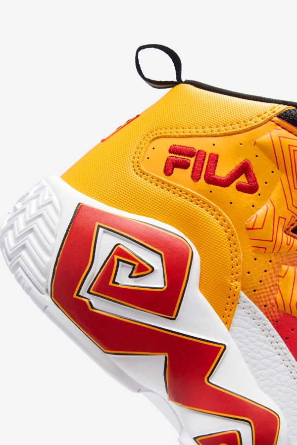 White/Gold/Red Fila Big Kids\' Mb