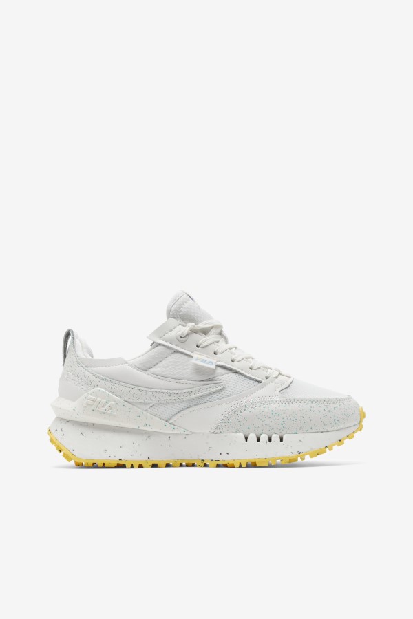 Women's Renno N-Generation Green Splatter White/White/Blue Fog Fila