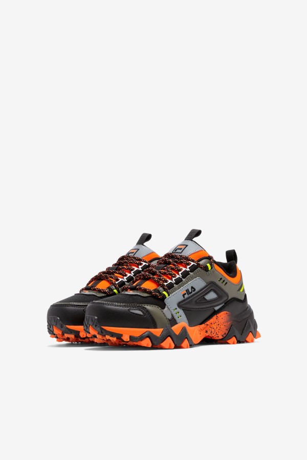Orange/Tarmac/Black Little Kids\' Oaktmont TR Fila