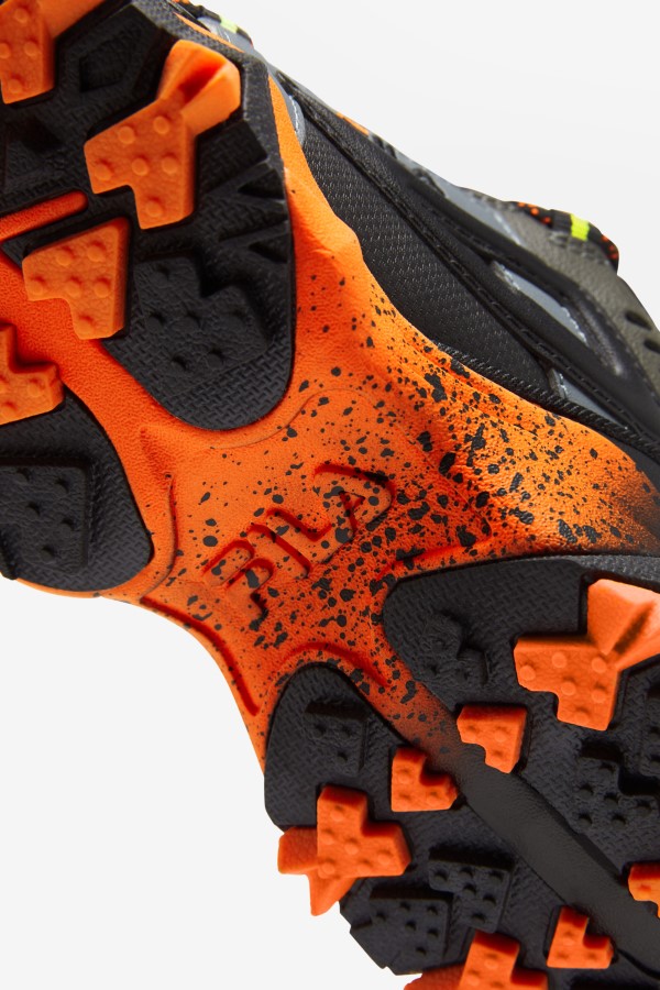 Orange/Tarmac/Black Little Kids\' Oaktmont TR Fila