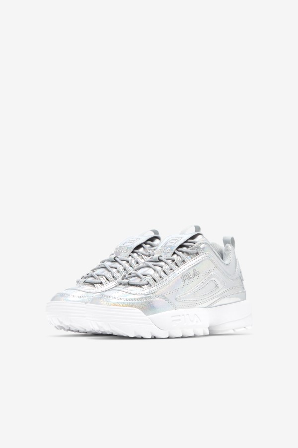Big Kids\' Disruptor 2 Premium Iri Iridescent Fila