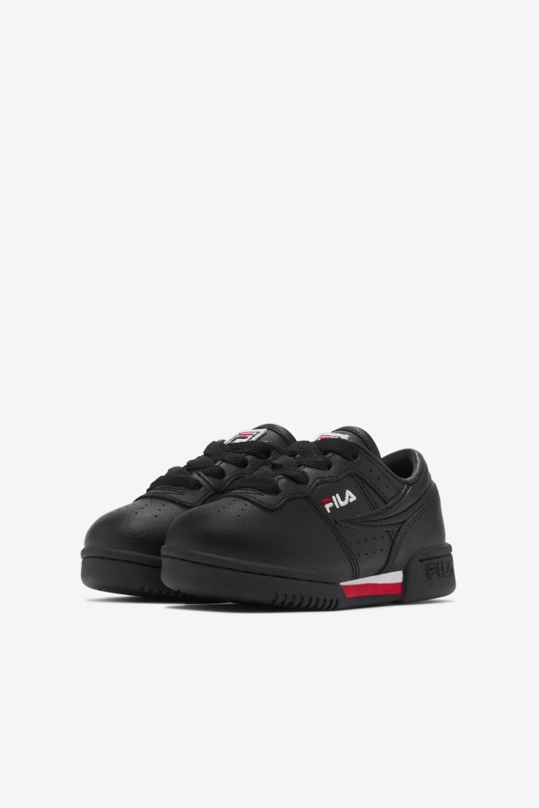 Black/Red/White Fila Toddler\'s Original Fitness
