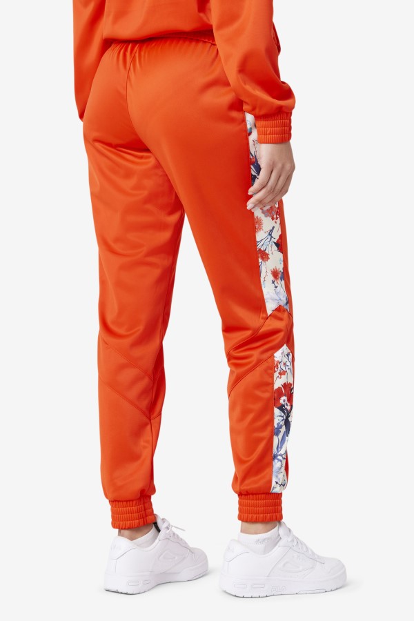 Kiara Track Pant Orange.Com Fila