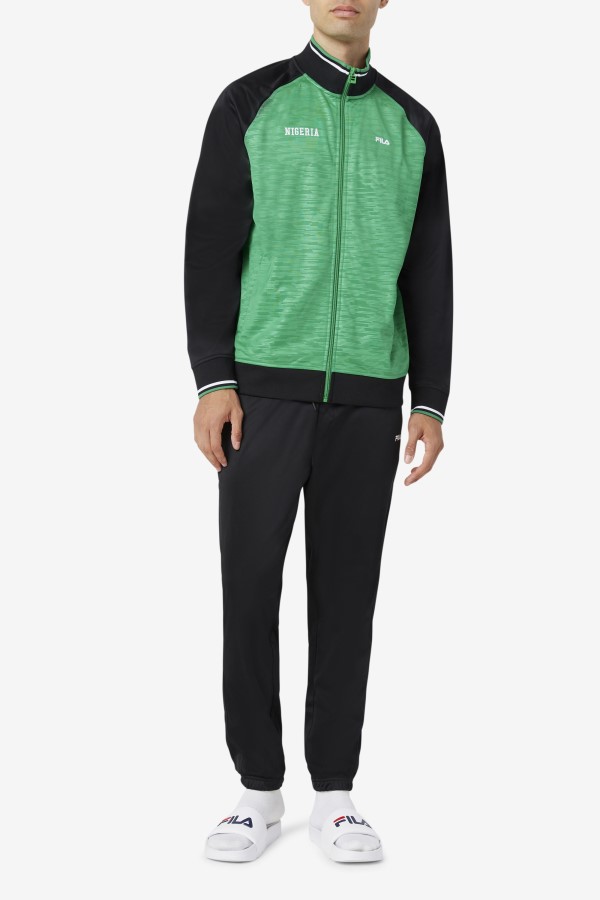 Nigeria Track Jacket Fila Jelly Bean/Black/White