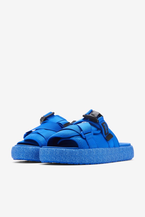 Blue/Black/Blue Men\'s Atlas Slide Fila