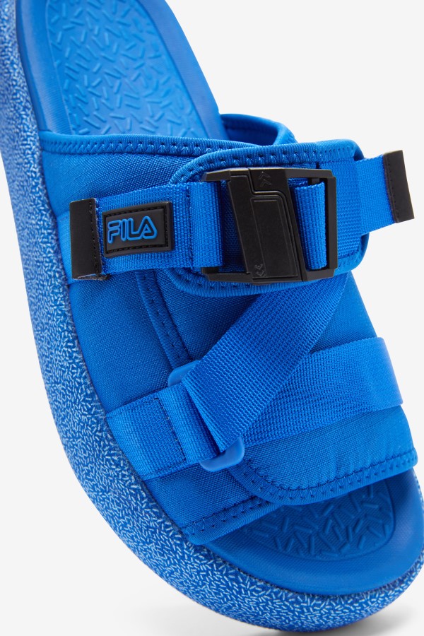 Blue/Black/Blue Men\'s Atlas Slide Fila