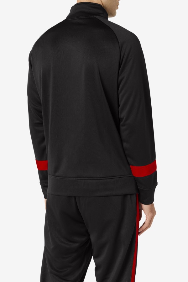Black/Red Fila Renzo Jacket