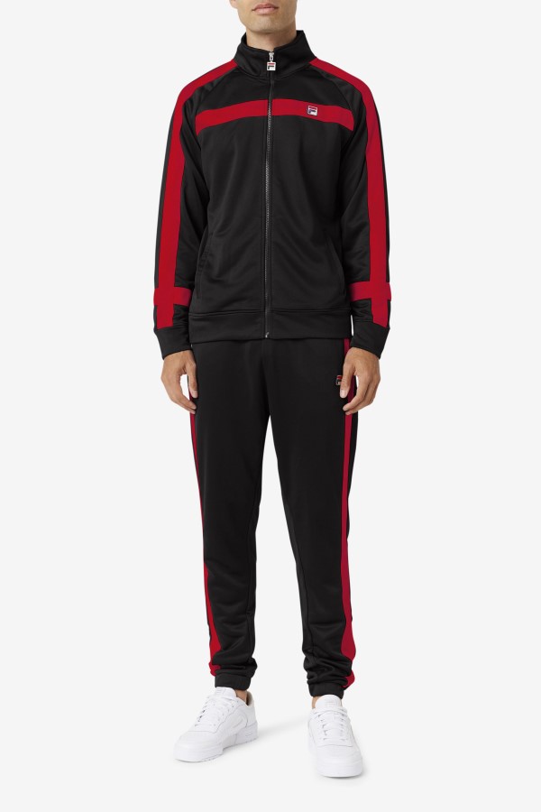 Black/Red Fila Renzo Jacket