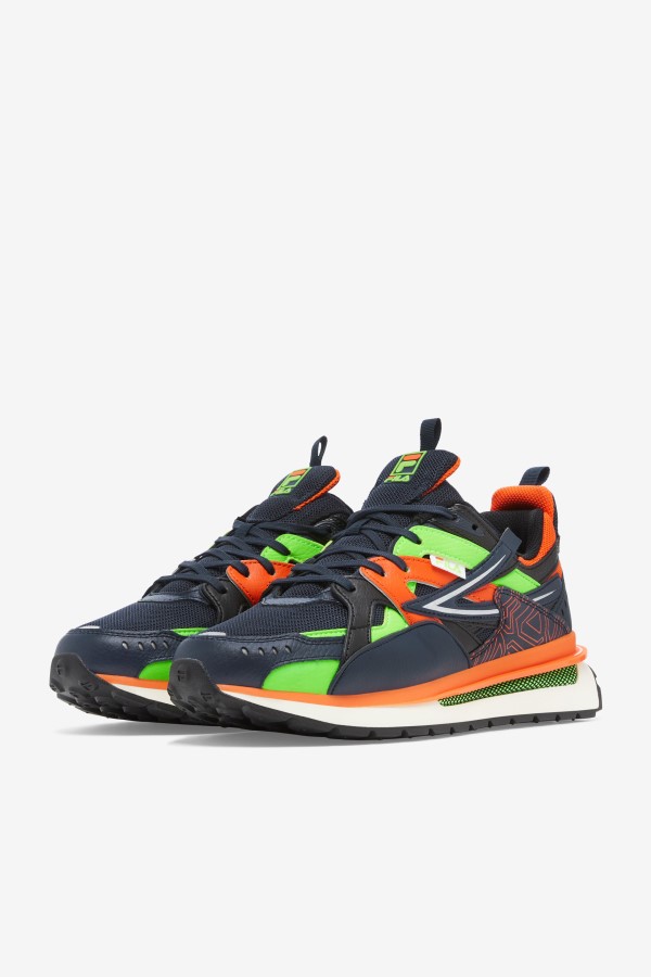 Men\'s Sandenal Blue/Red Orange/Green Fila Special