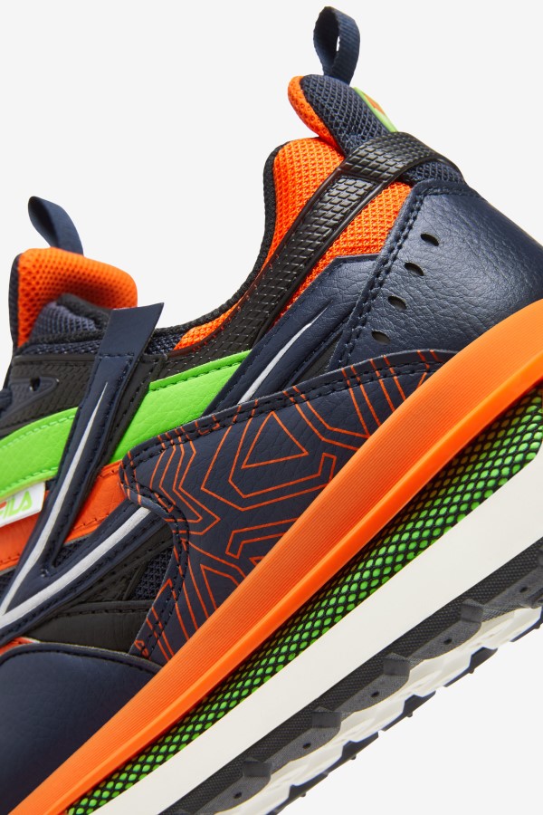 Men\'s Sandenal Blue/Red Orange/Green Fila Special