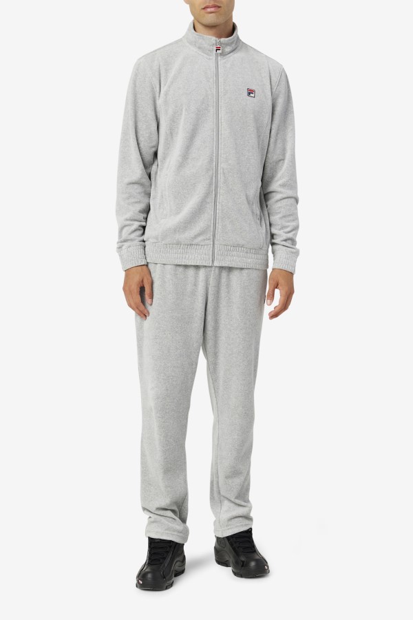 O-Fit Velour Jacket Heather Grey Fila