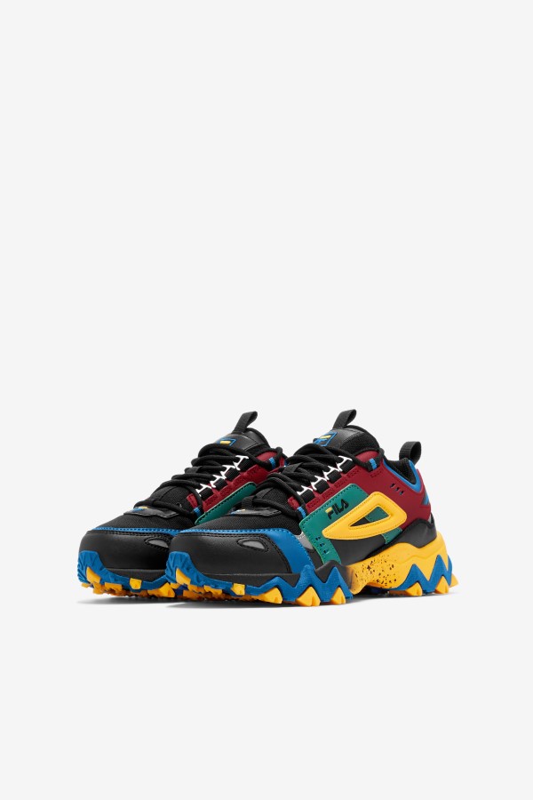 Black/Rio Red/Imperial Blue Big Kids\' Oakmont TR Fila