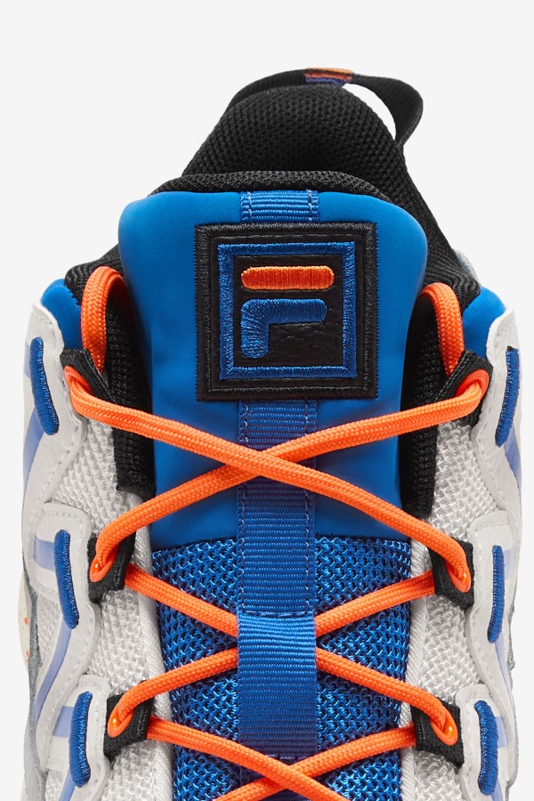 White/Silver Gray/Blue Fila Men\'s Stackhouse Spaghetti