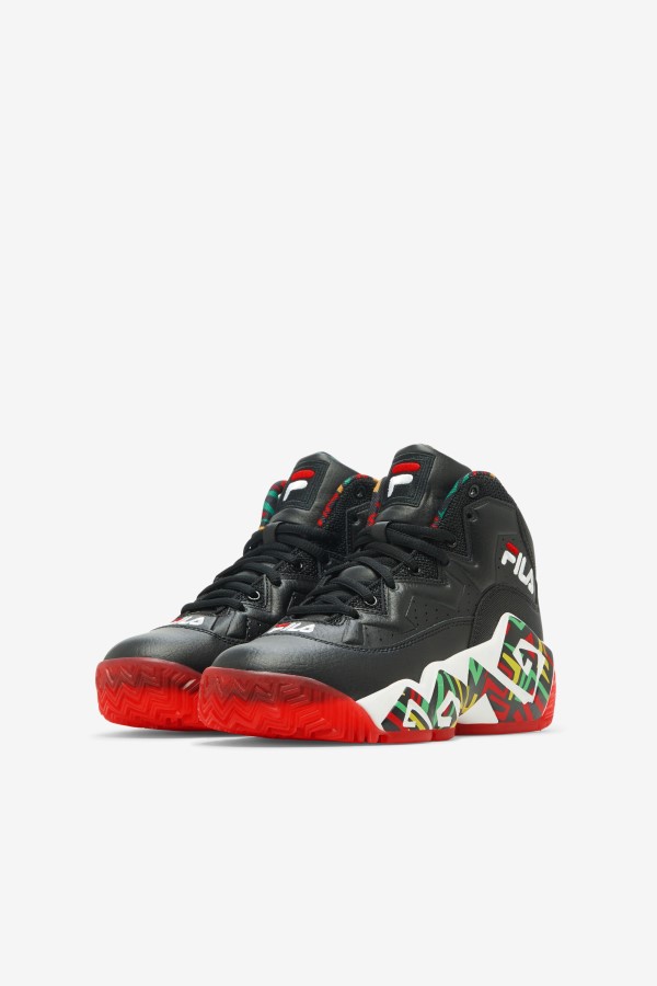 Fila Big Kids\' MB Black/Jelly Bean/Lemon