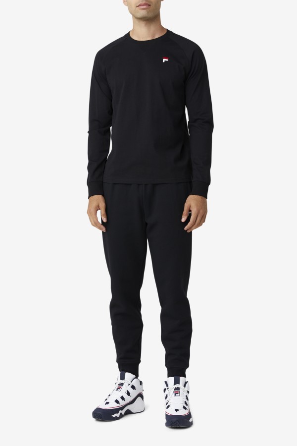 Fila Flynn Long Sleeve Tee Black