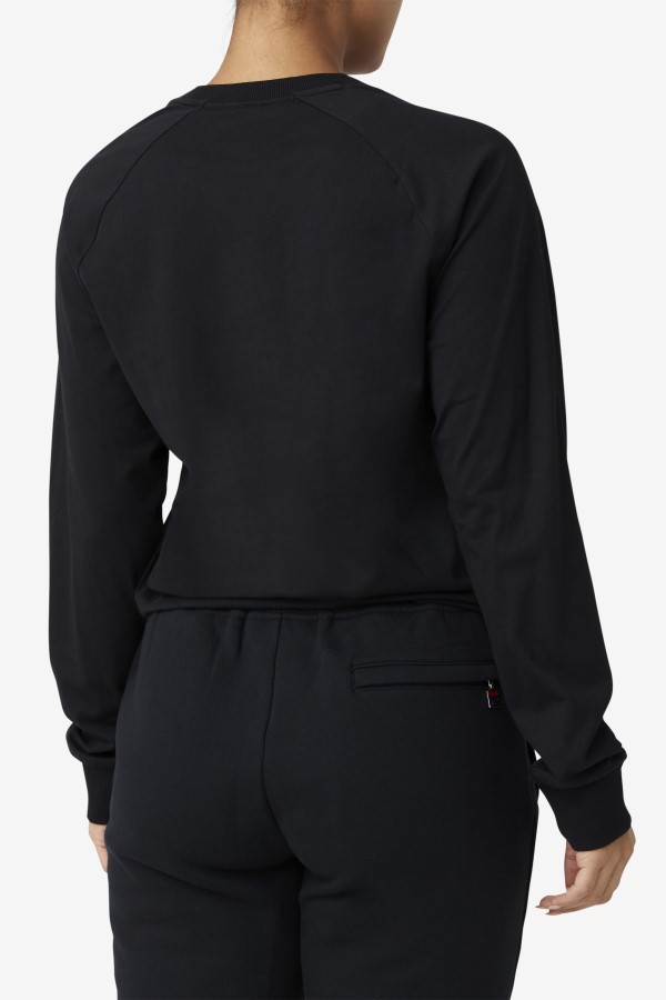 Fila Flynn Long Sleeve Tee Black
