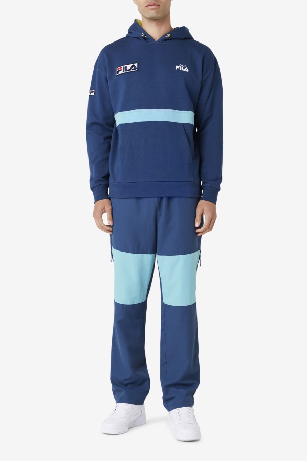 Fila Vinodi Windpant Navy/Bayou/Cherry Tomato
