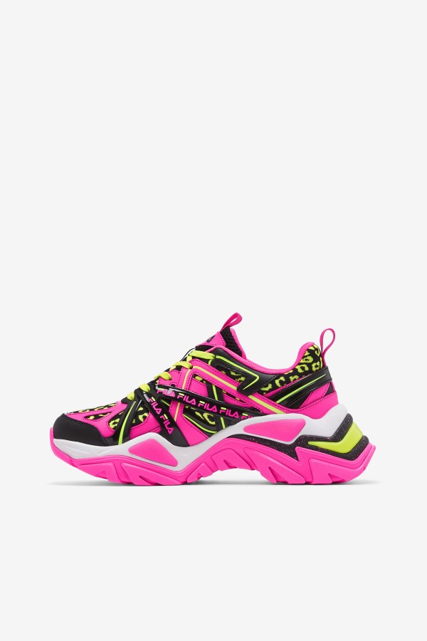Pink/Black/White Fila Women\'s Electrove 2