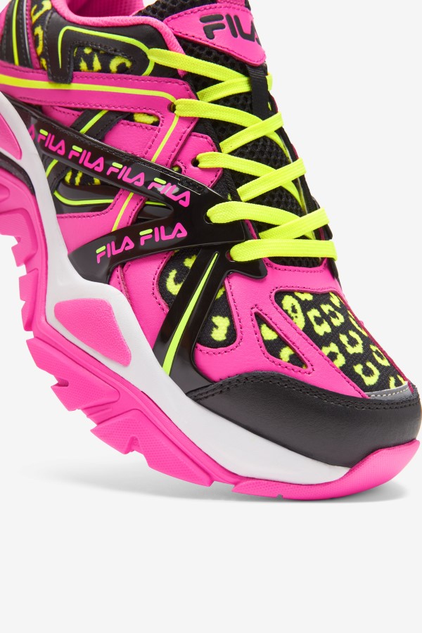 Pink/Black/White Fila Women\'s Electrove 2