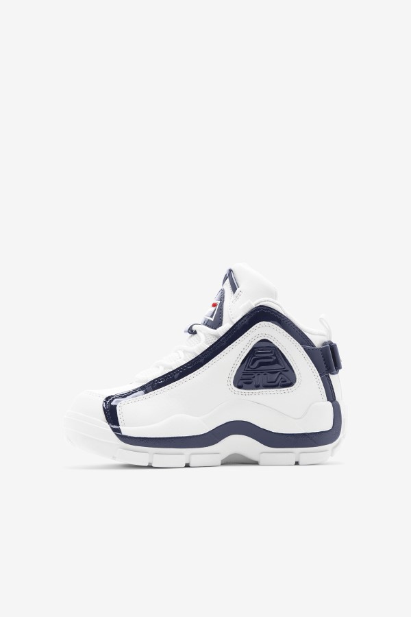 Fila White/Navy/Red Big Kids\' Grant Hill 2 25th Anniversary Edition