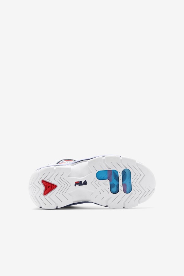Fila White/Navy/Red Big Kids\' Grant Hill 2 25th Anniversary Edition