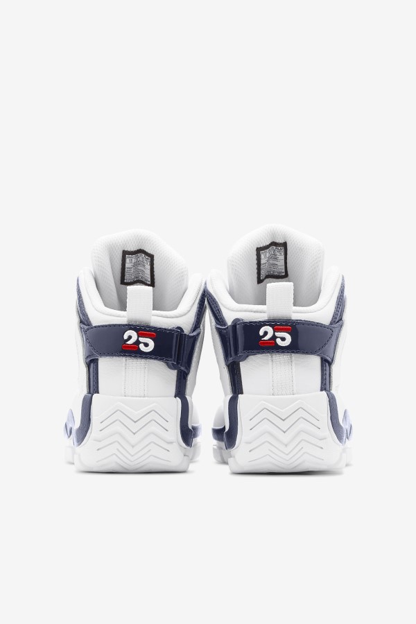 Fila White/Navy/Red Big Kids\' Grant Hill 2 25th Anniversary Edition