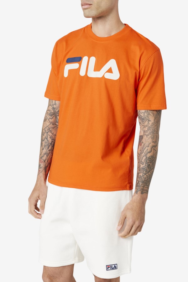 Men\'s Eagle Tee Cherry Tomato/Stone/Navy Fila