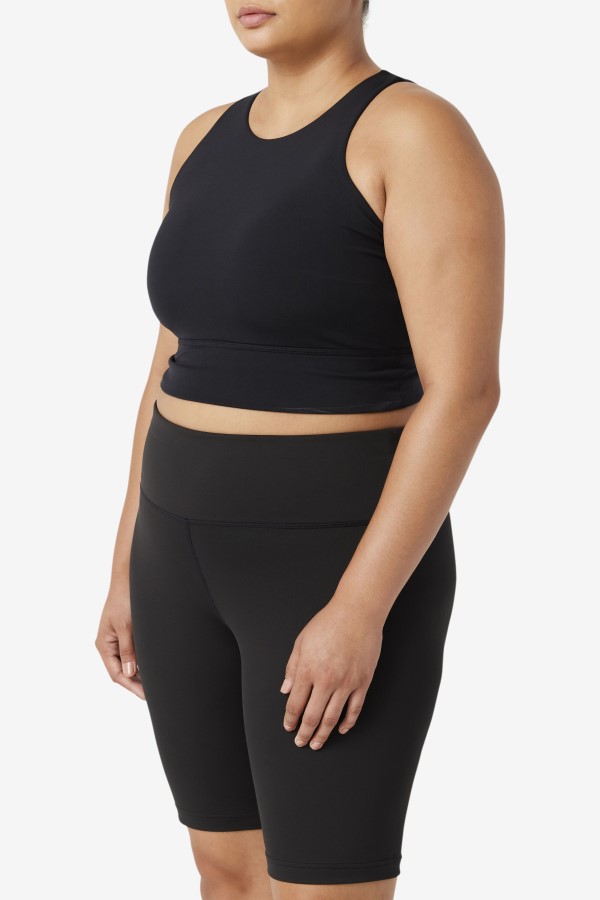 Uplift High Neck Sports Bra Fila Black