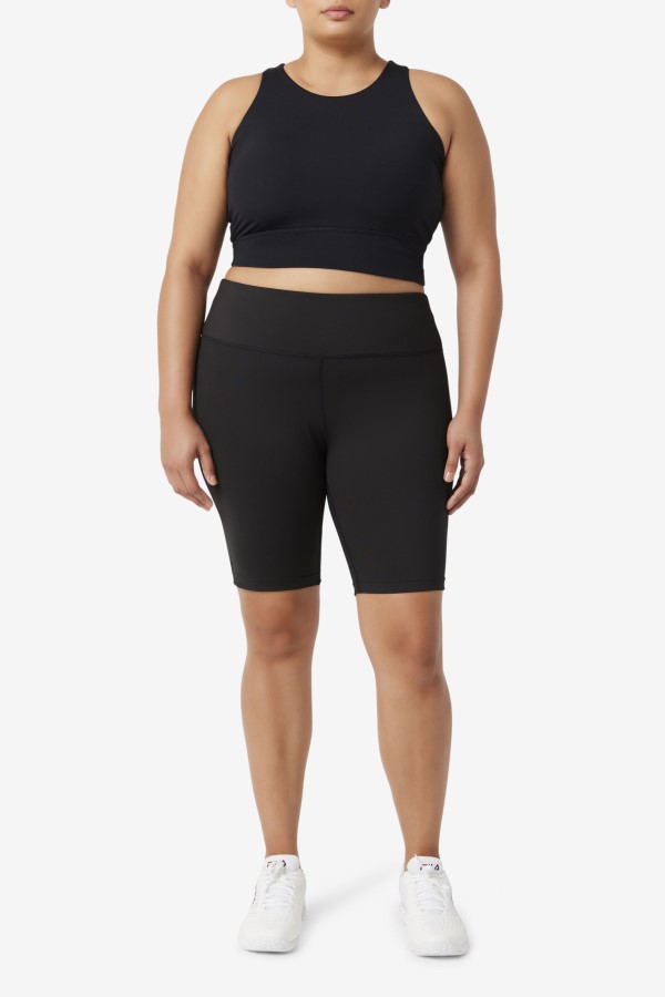 Uplift High Neck Sports Bra Fila Black