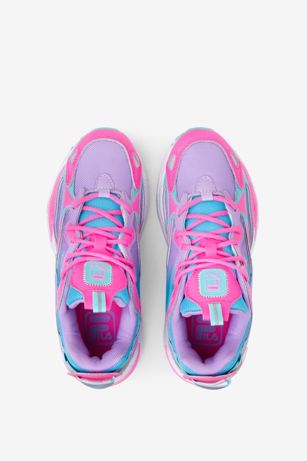 Big Kids\' Ray Tracer Apex Blue/Sugar Plum/Crocus Petal Fila