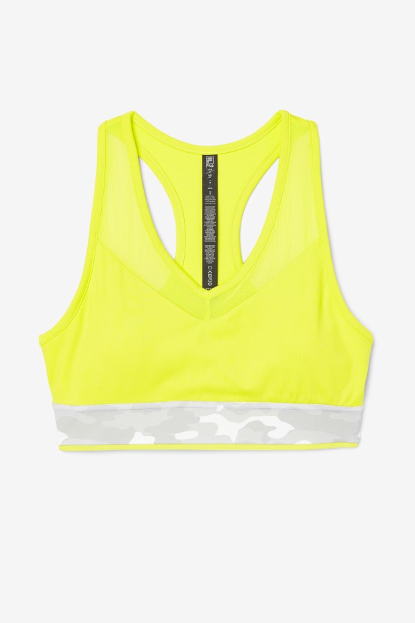 Fila Uplift Racerback Bra Top Sulphur