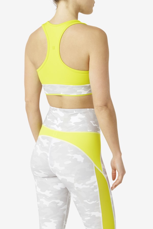 Fila Uplift Racerback Bra Top Sulphur