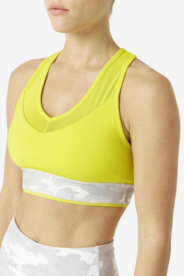 Fila Uplift Racerback Bra Top Sulphur