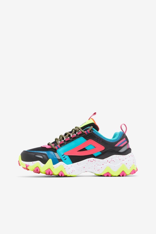 Women\'s Oakmont TR Black/Diva Pink/Yellow Fila