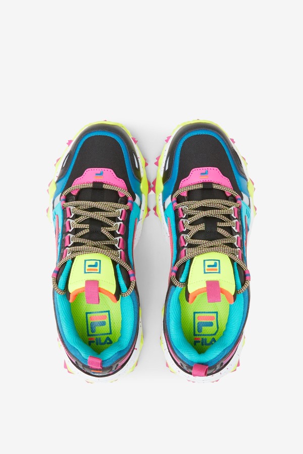 Women\'s Oakmont TR Black/Diva Pink/Yellow Fila