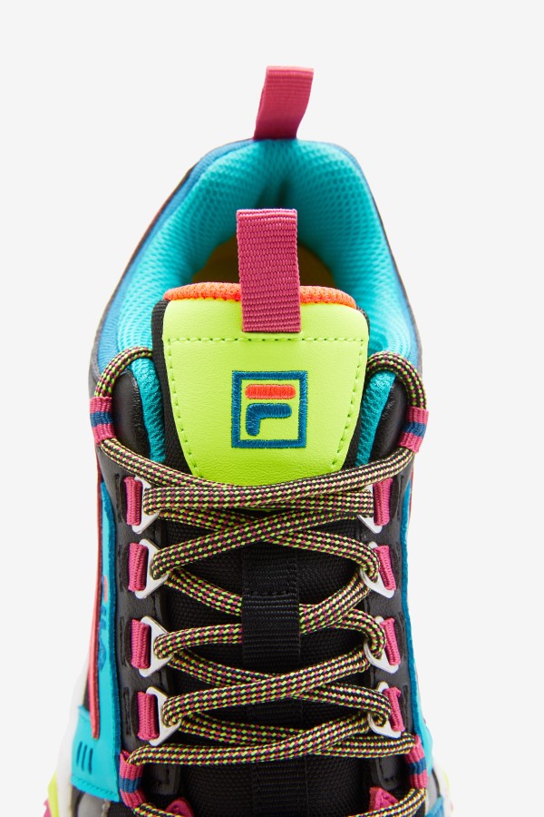 Women\'s Oakmont TR Black/Diva Pink/Yellow Fila