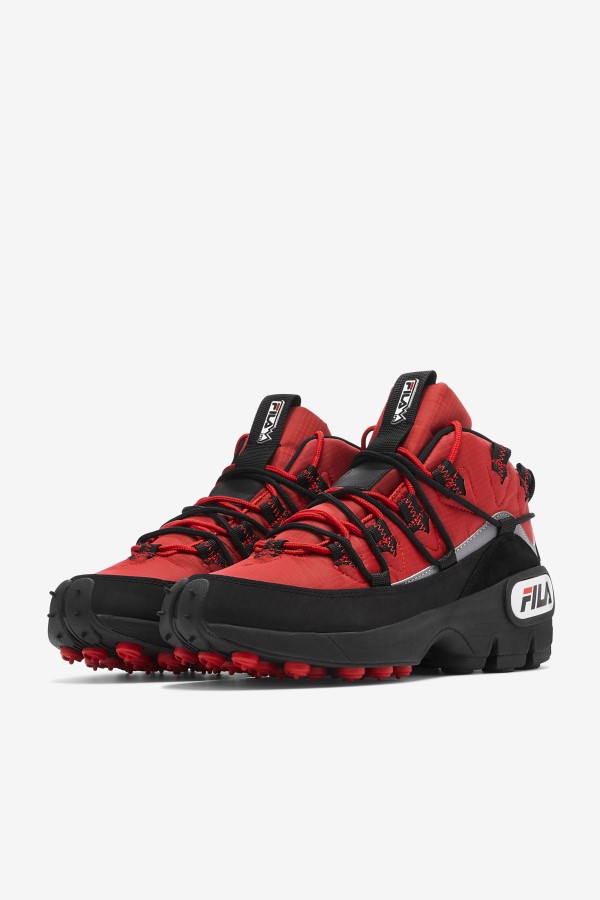 Red/Black Men\'s Grant Hill 1 x Trailpacer Fila