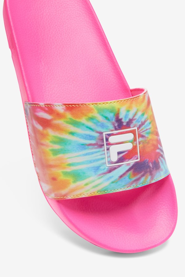 Women\'s Drifter Tie Dye Fila Multi/White/Pink Glo