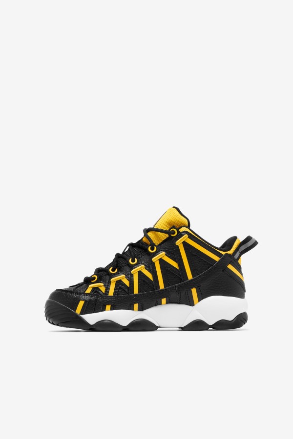 Fila Big Kids\' Stackhouse Spaghetti Black/Lemon/White