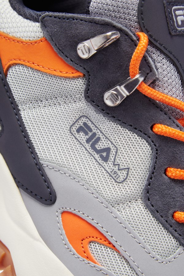 Fila Glacier Gray/Nine Iron/Orange Men\'s Ray Tracer Tr 2