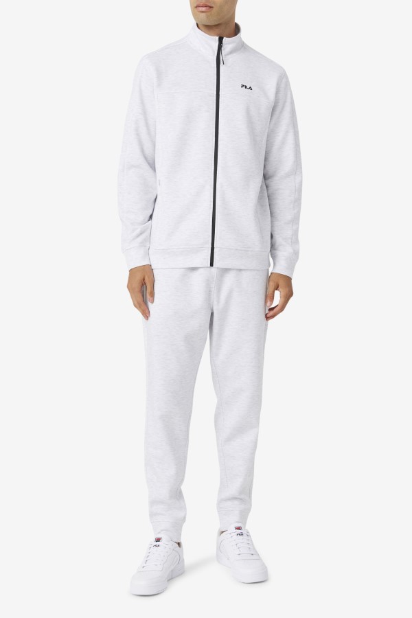 Fila Bleached Marl/Black Gonal Zip Jacket
