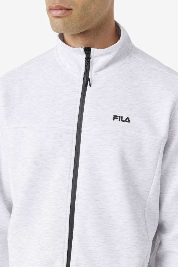 Fila Bleached Marl/Black Gonal Zip Jacket