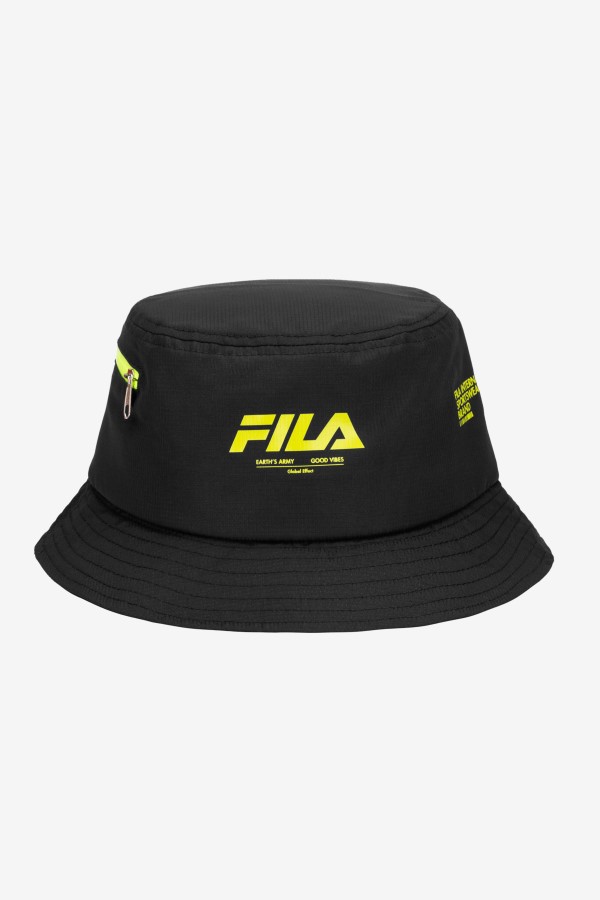 Fila Black Ripstop Bucket Hat
