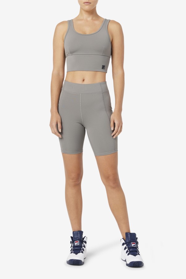 Brushed Nickel Tiana Bike Short Fila