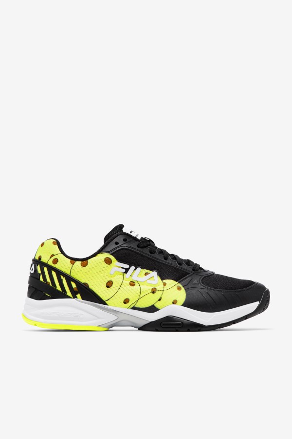 Black/White/Yellow Men's Volley Zone Fila