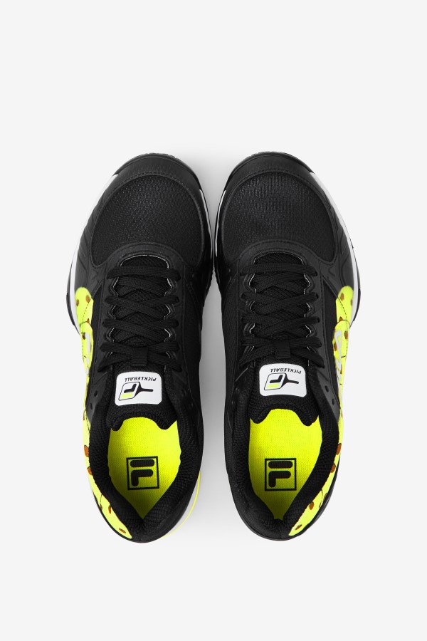 Black/White/Yellow Men\'s Volley Zone Fila