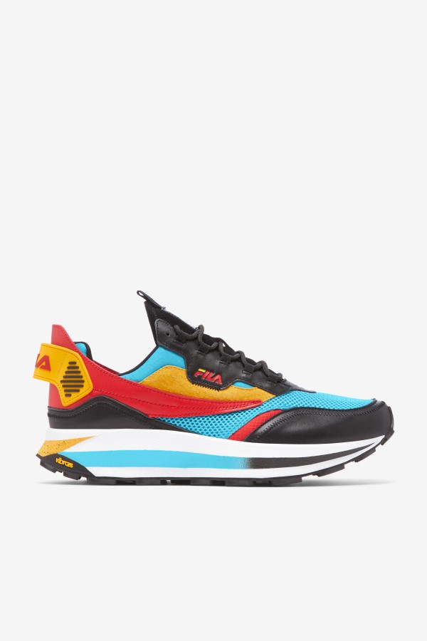 Fila Bluefish/Gold/Black Men's R1 Runner X Barneys