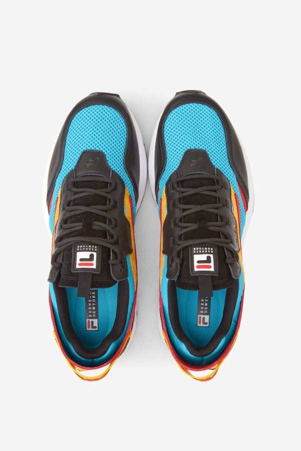 Fila Bluefish/Gold/Black Men\'s R1 Runner X Barneys