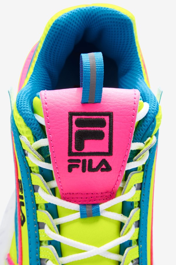 Yellow/Atomic Blue/Pink Little Kids\' Disruptor 2 Exp Fila